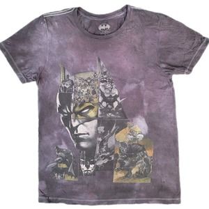 Batman 80th Anniversary Shirt Long Live The Bat Medium Comics Joker Tie Dye VTG